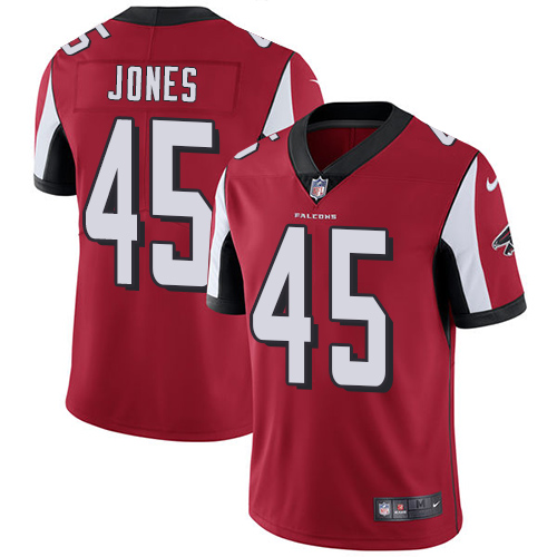 2019 men Atlanta Falcons #45 Jones red Nike Vapor Untouchable Limited NFL Jersey->atlanta falcons->NFL Jersey